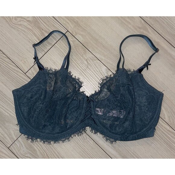 Victorias Secret Dream Angels Push Up Without Padding Bra Lace UW Womens 36DD - Picture 2 of 6